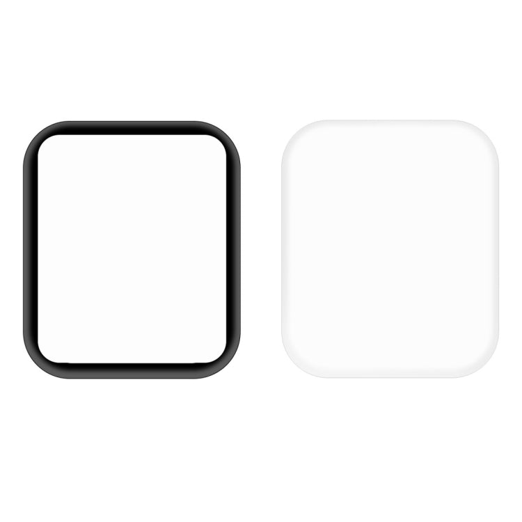2 PCS ENKAY Hat-Prince 3D Full Screen PET + 3D Full Screen Electroplating PET Curved Heat Bending HD Screen Protector For Apple Watch Series 6 / 5 / 4 / Watch SE 44mm