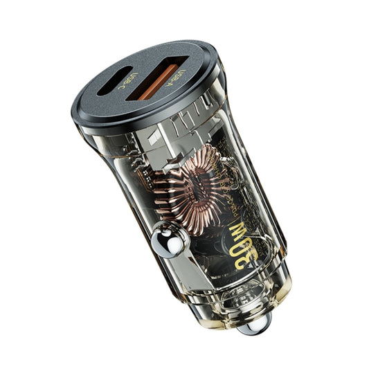WK WP-C41 Vanguard Series 30W USB + Type-C Car Charger, WP-C41