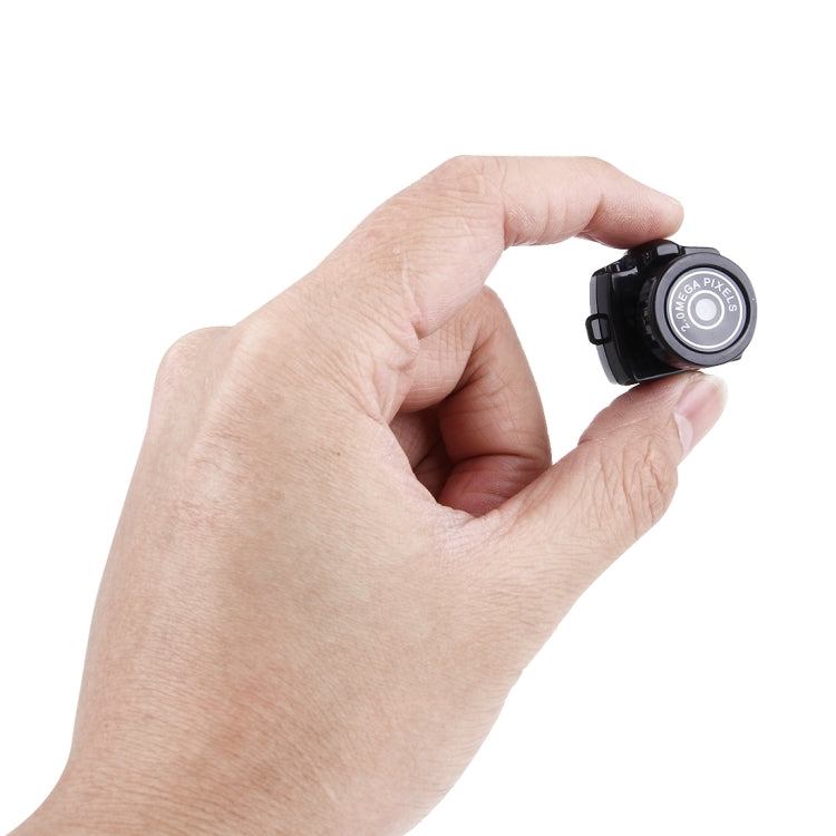 Y2000 HD Outdoor Sports Ultra-Mini DV Pocket Digital Video Recorder Camera Camcorder, Support Max 32GB Micro SD / TF Card(Black)