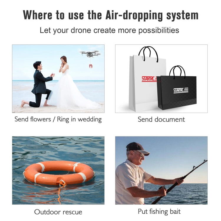 For DJI Mavic 3 STARTRC Air-Dropping System Thrower Parabolic, For DJI Mavic 3