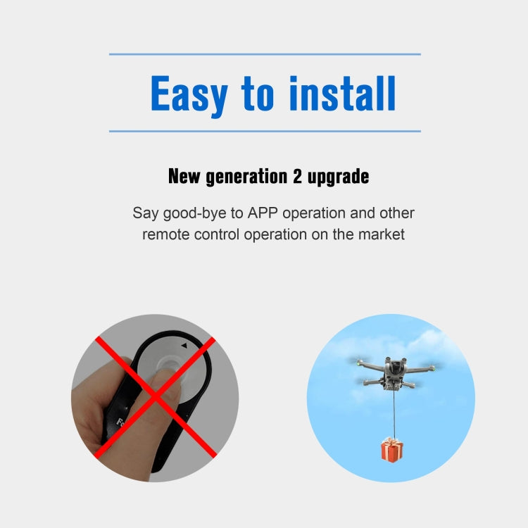 For DJI Mini 3 / Mini 3 Pro STARTRC Air-Dropping System Thrower Parabolic Bracket, For DJI Mini 3 / Mini 3 Pro