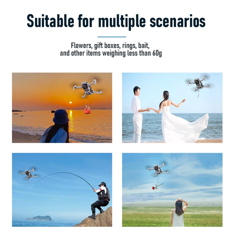 For DJI Mini 2 / Mini 2 SE / Mini 3 / Pro STARTRC Air-Dropping System Thrower Parabolic Bracket, For DJI Mini 2 / Mini 2 SE
