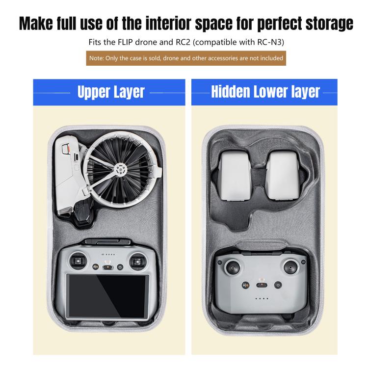 For DJI Fip STARTRC Shoulder Storage Bag Integrated Handbag