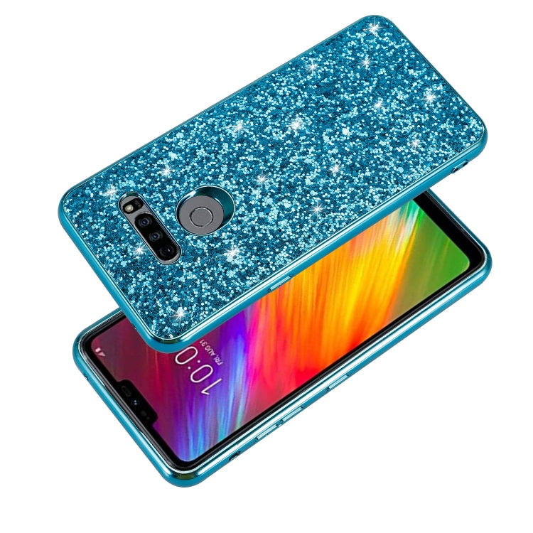Plating Glittery Powder Shockproof TPU Case, For LG G8 ThinQ, For Motorola Moto G7 Power, For Motorola Moto G7 Play, For Motorola Moto E6