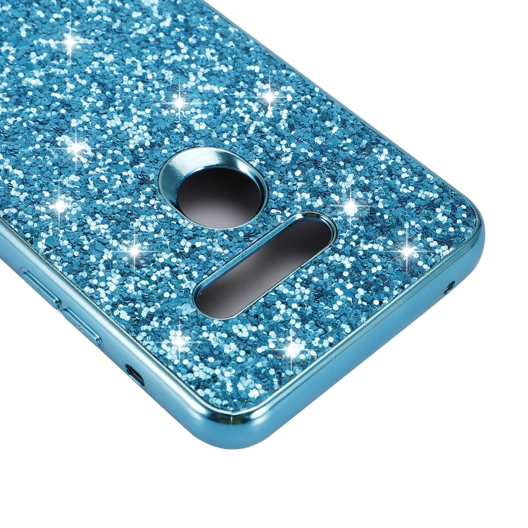 Plating Glittery Powder Shockproof TPU Case, For LG G8 ThinQ, For Motorola Moto G7 Power, For Motorola Moto G7 Play, For Motorola Moto E6