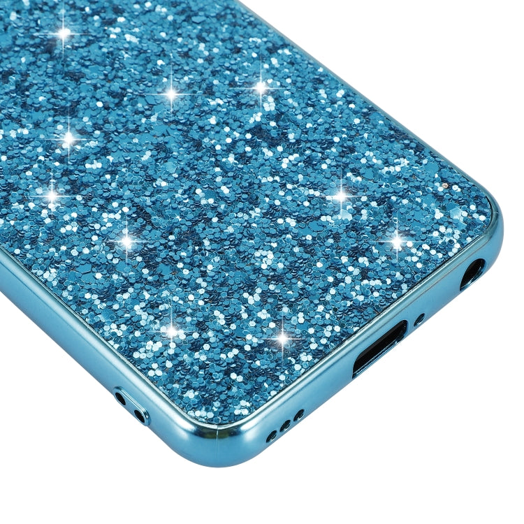 Plating Glittery Powder Shockproof TPU Case, For LG G8 ThinQ, For Motorola Moto G7 Power, For Motorola Moto G7 Play, For Motorola Moto E6