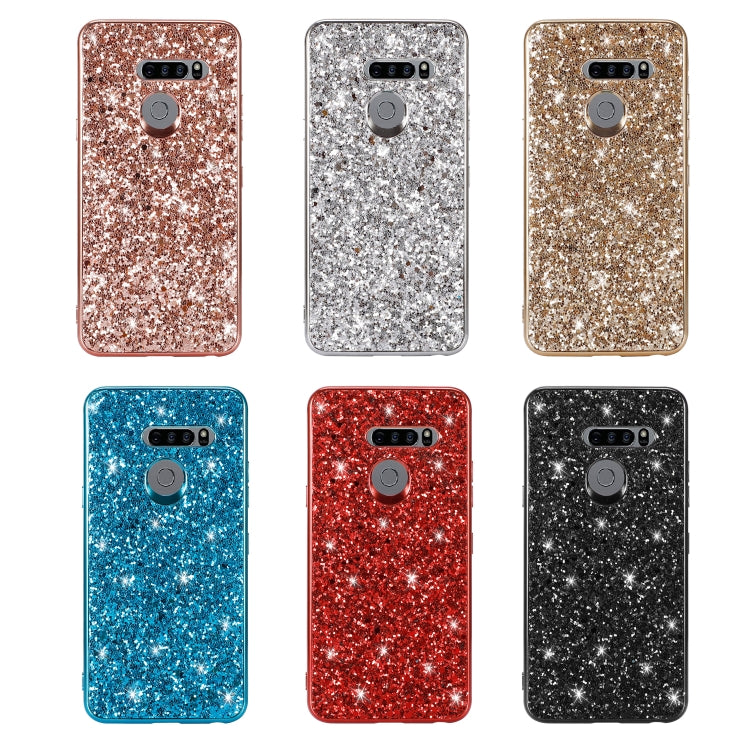 Plating Glittery Powder Shockproof TPU Case, For LG G8 ThinQ, For Motorola Moto G7 Power, For Motorola Moto G7 Play, For Motorola Moto E6
