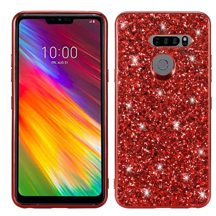 Plating Glittery Powder Shockproof TPU Case, For LG G8 ThinQ, For Motorola Moto G7 Power, For Motorola Moto G7 Play, For Motorola Moto E6