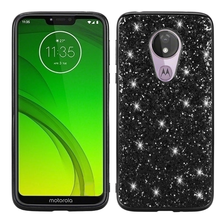 Plating Glittery Powder Shockproof TPU Case, For LG G8 ThinQ, For Motorola Moto G7 Power, For Motorola Moto G7 Play, For Motorola Moto E6