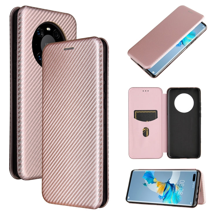 Carbon Fiber Texture Magnetic Horizontal Flip TPU + PC + PU Leather Case with Card Slot, For Motorola One 5G / Moto G 5G Plus, For Huawei Mate 40 Pro, For OnePlus Nord N10 5G, For OnePlus Nord N100