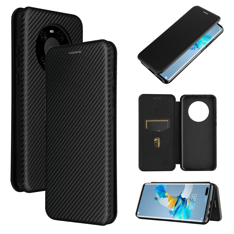 Carbon Fiber Texture Magnetic Horizontal Flip TPU + PC + PU Leather Case with Card Slot, For Motorola One 5G / Moto G 5G Plus, For Huawei Mate 40 Pro, For OnePlus Nord N10 5G, For OnePlus Nord N100
