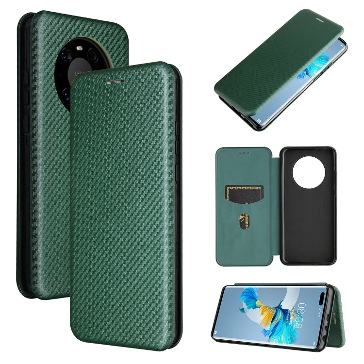 Carbon Fiber Texture Magnetic Horizontal Flip TPU + PC + PU Leather Case with Card Slot, For Motorola One 5G / Moto G 5G Plus, For Huawei Mate 40 Pro, For OnePlus Nord N10 5G, For OnePlus Nord N100