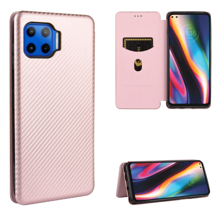 Carbon Fiber Texture Magnetic Horizontal Flip TPU + PC + PU Leather Case with Card Slot, For Motorola One 5G / Moto G 5G Plus, For Huawei Mate 40 Pro, For OnePlus Nord N10 5G, For OnePlus Nord N100