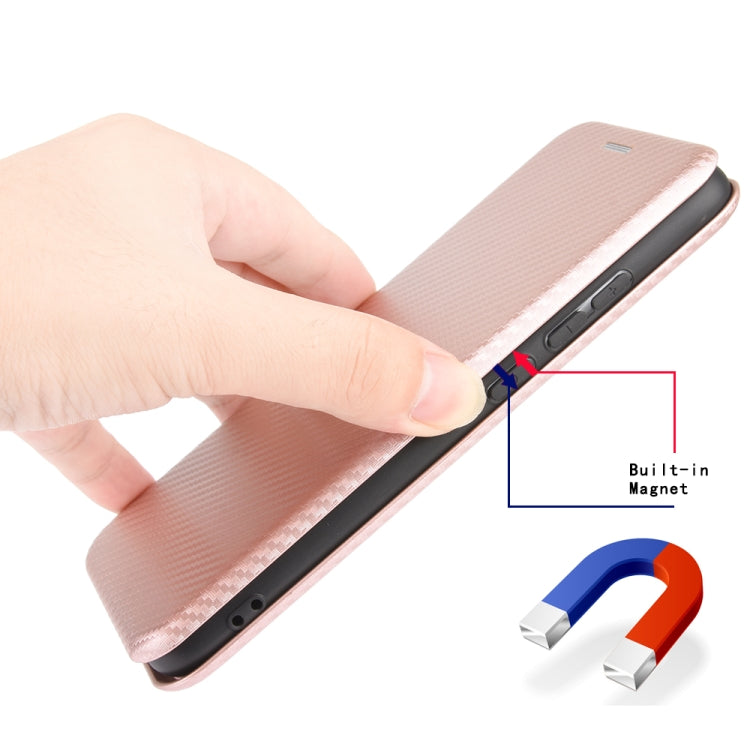 Carbon Fiber Texture Magnetic Horizontal Flip TPU + PC + PU Leather Case with Card Slot, For Motorola One 5G / Moto G 5G Plus, For Huawei Mate 40 Pro, For OnePlus Nord N10 5G, For OnePlus Nord N100
