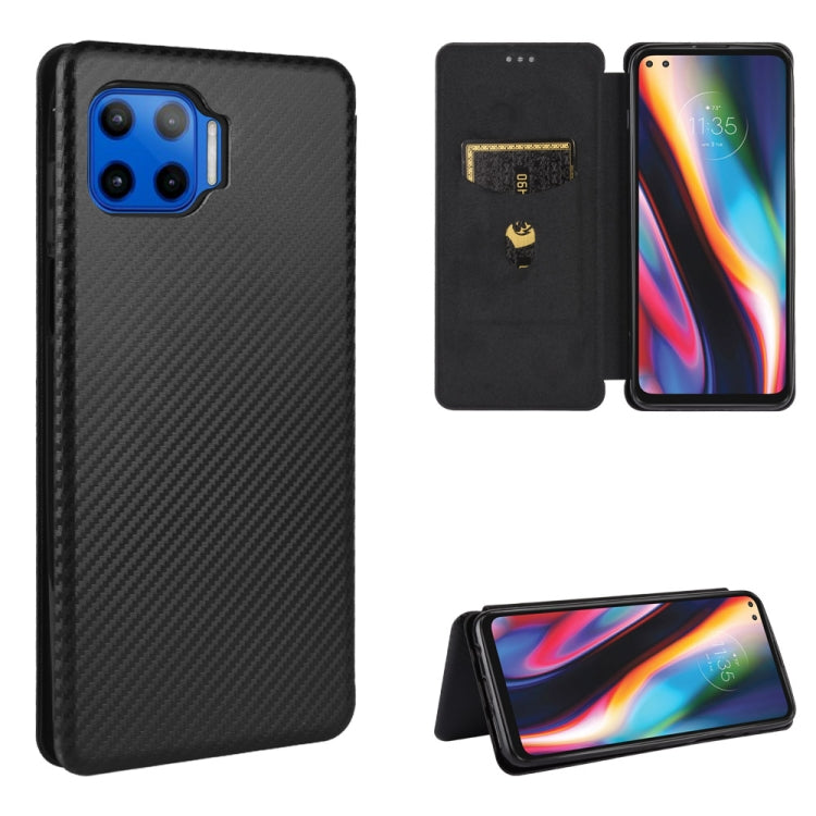 Carbon Fiber Texture Magnetic Horizontal Flip TPU + PC + PU Leather Case with Card Slot, For Motorola One 5G / Moto G 5G Plus, For Huawei Mate 40 Pro, For OnePlus Nord N10 5G, For OnePlus Nord N100