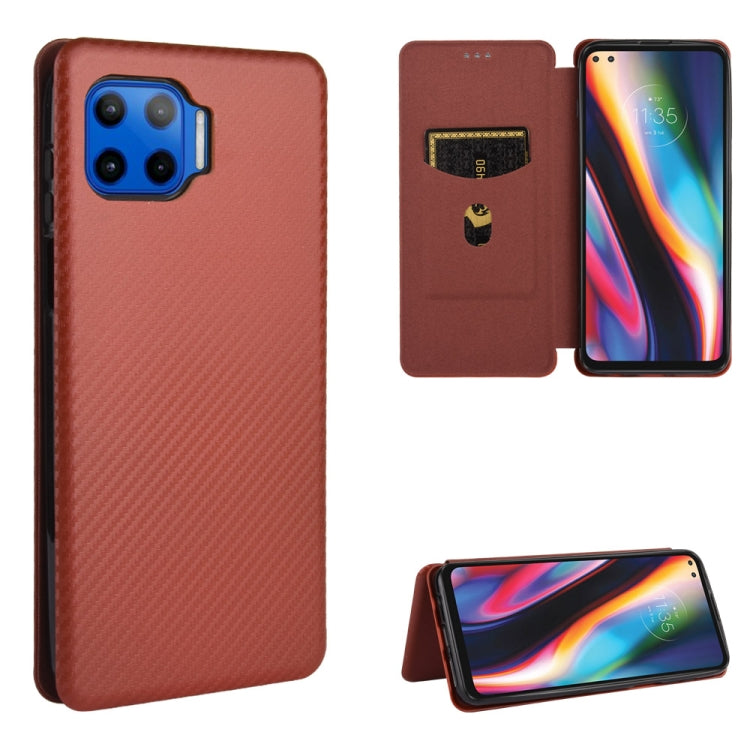 Carbon Fiber Texture Magnetic Horizontal Flip TPU + PC + PU Leather Case with Card Slot, For Motorola One 5G / Moto G 5G Plus, For Huawei Mate 40 Pro, For OnePlus Nord N10 5G, For OnePlus Nord N100