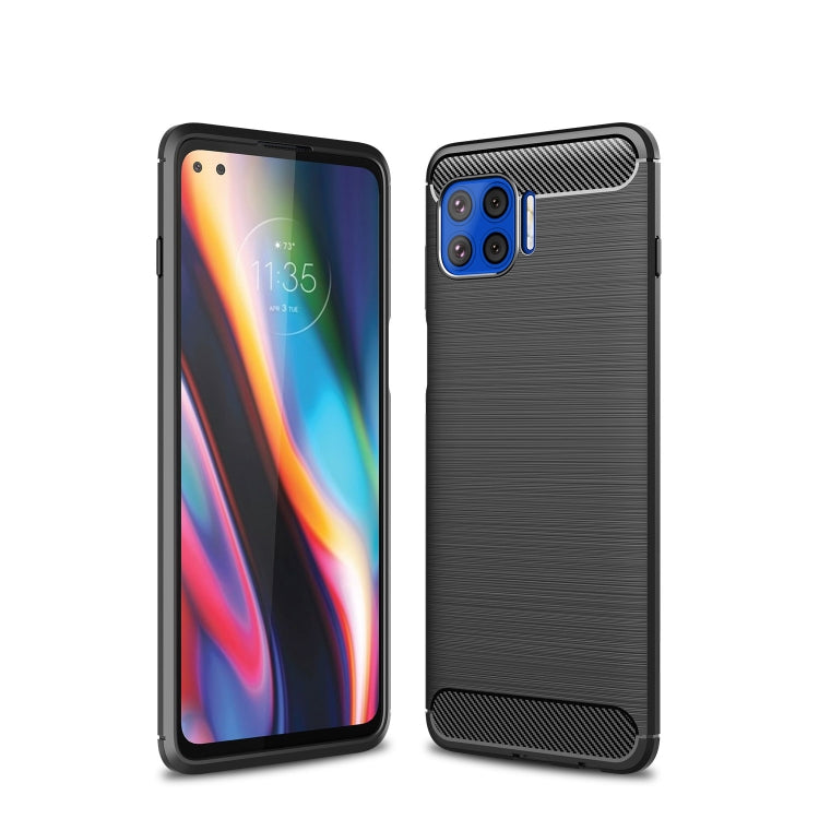 Brushed Texture Carbon Fiber TPU Case, For OnePlus 8T, For Google Pixel 5, For OnePlus Nord N10 5G, For OnePlus Nord, For Sony Xperia 5 II, For Motorola Moto G 5G Plus, For Motorola Moto G 5G
