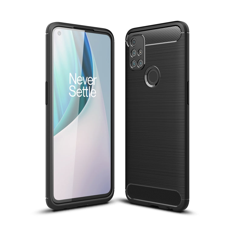 Brushed Texture Carbon Fiber TPU Case, For OnePlus 8T, For Google Pixel 5, For OnePlus Nord N10 5G, For OnePlus Nord, For Sony Xperia 5 II, For Motorola Moto G 5G Plus, For Motorola Moto G 5G
