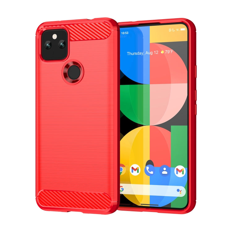 Brushed Texture Carbon Fiber TPU Case, For OnePlus 8T, For Google Pixel 5, For OnePlus Nord N10 5G, For OnePlus Nord, For Sony Xperia 5 II, For Motorola Moto G 5G Plus, For Motorola Moto G 5G