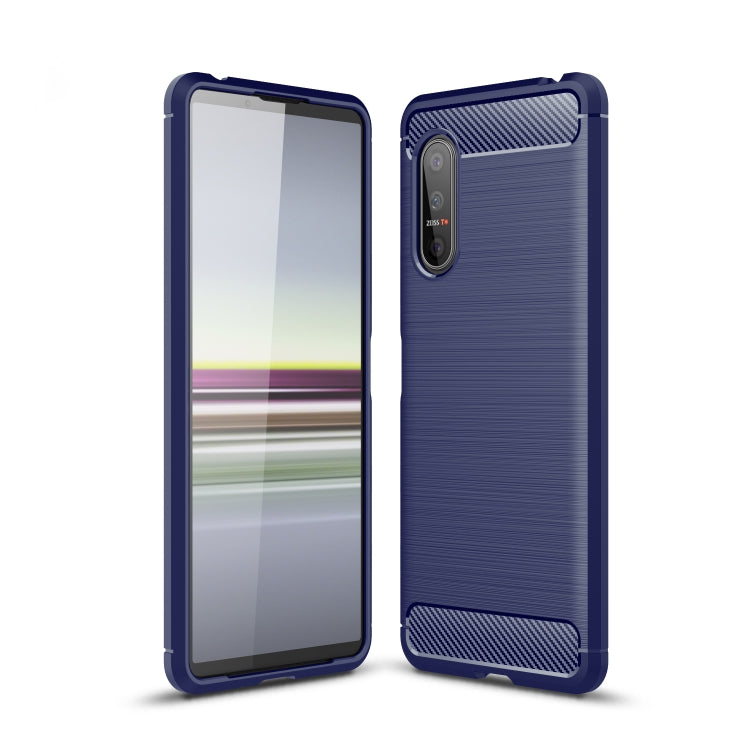 Brushed Texture Carbon Fiber TPU Case, For OnePlus 8T, For Google Pixel 5, For OnePlus Nord N10 5G, For OnePlus Nord, For Sony Xperia 5 II, For Motorola Moto G 5G Plus, For Motorola Moto G 5G