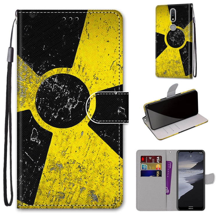 Coloured Drawing Cross Texture Horizontal Flip PU Leather Case with Holder & Card Slots & Wallet & Lanyard