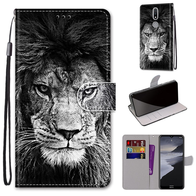 Coloured Drawing Cross Texture Horizontal Flip PU Leather Case with Holder & Card Slots & Wallet & Lanyard