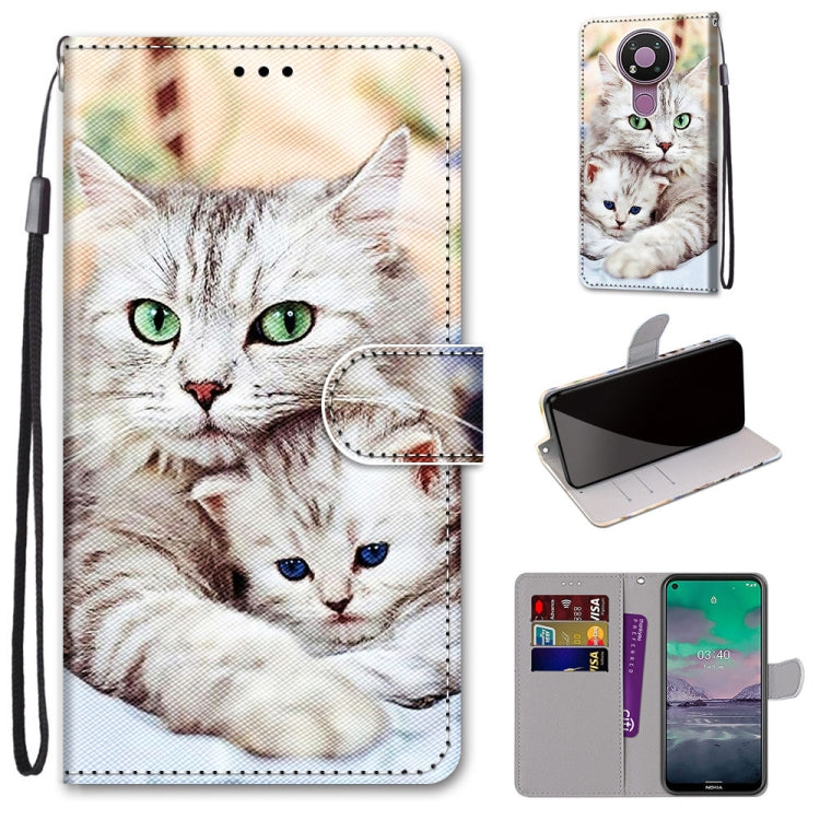Coloured Drawing Cross Texture Horizontal Flip PU Leather Case with Holder & Card Slots & Wallet & Lanyard
