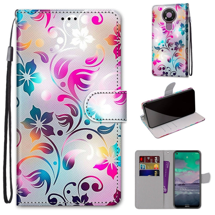 Coloured Drawing Cross Texture Horizontal Flip PU Leather Case with Holder & Card Slots & Wallet & Lanyard