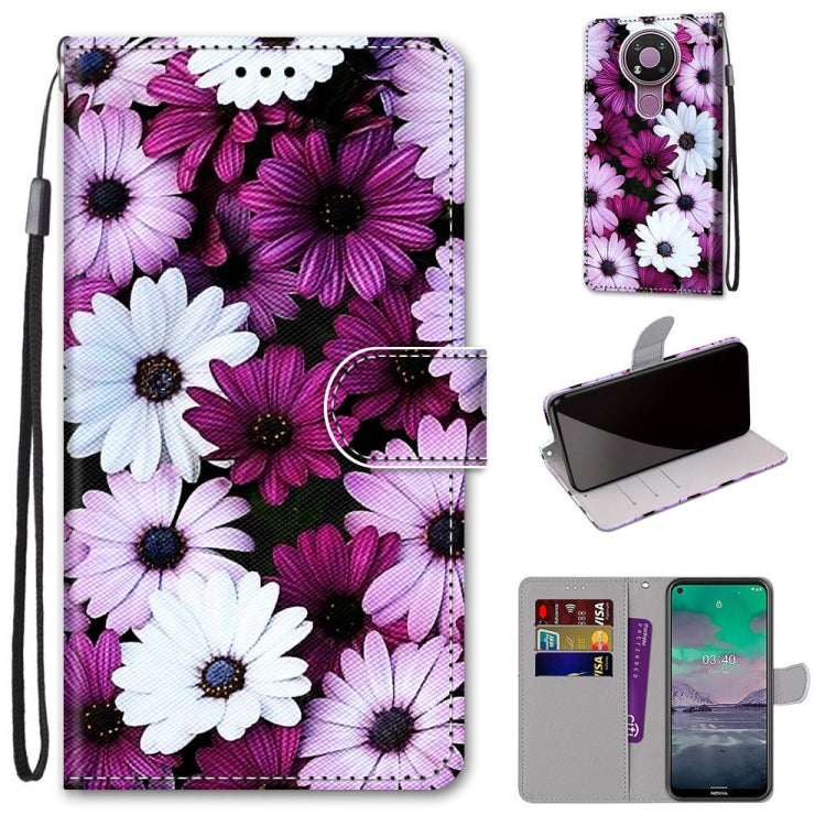 Coloured Drawing Cross Texture Horizontal Flip PU Leather Case with Holder & Card Slots & Wallet & Lanyard