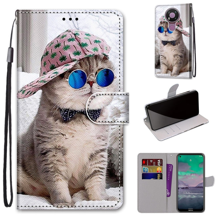 Coloured Drawing Cross Texture Horizontal Flip PU Leather Case with Holder & Card Slots & Wallet & Lanyard
