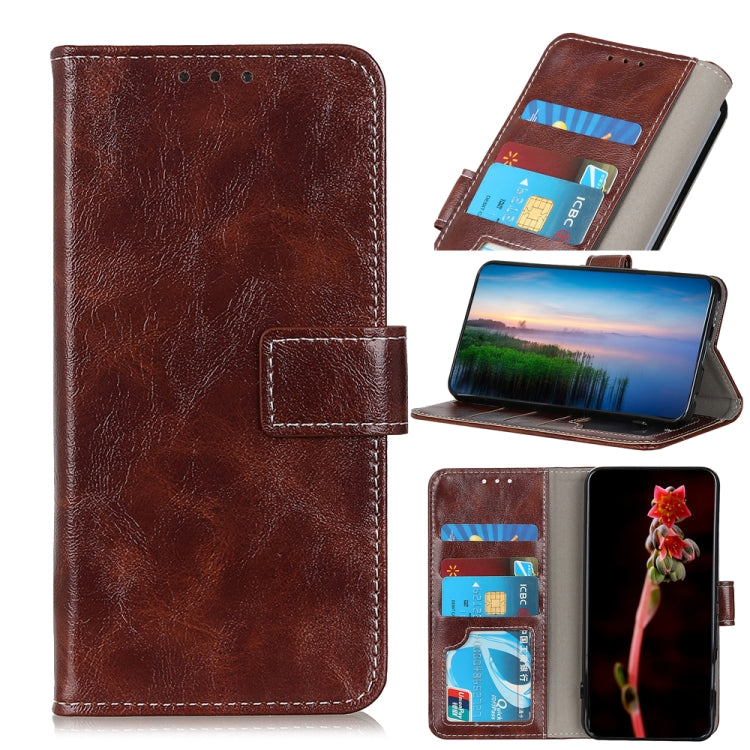 Retro Crazy Horse Texture Horizontal Flip Leather Case with Holder & Card Slots & Photo Frame & Wallet, For LG K53, For Motorola Moto E7 Power / E7i Power / Lenovo K13, For Motorola Moto G30 / G20 / G10 4G / Lenovo K13 Pro / K13 Note