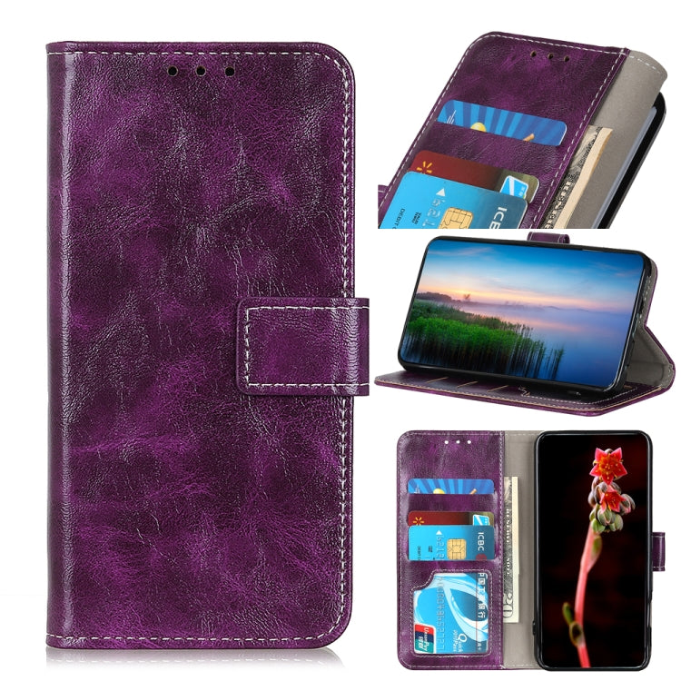 Retro Crazy Horse Texture Horizontal Flip Leather Case with Holder & Card Slots & Photo Frame & Wallet, For LG K53, For Motorola Moto E7 Power / E7i Power / Lenovo K13, For Motorola Moto G30 / G20 / G10 4G / Lenovo K13 Pro / K13 Note