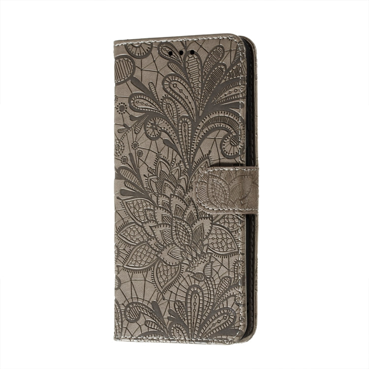 Lace Flower Embossing Pattern Horizontal Flip Leather Case with Holder & Card Slots & Wallet & Photo Frame, For Nokia 5.4, For Nokia 8.3 5G