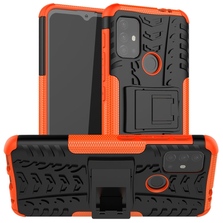 Tire Texture Shockproof TPU+PC Protective Case with Holder, For LG Stylo 7 4G, For Samsung Galaxy A02(EU Version), For Xiaomi Redmi K40, For Motorola Moto G30