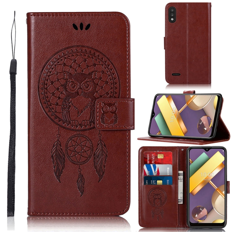 Wind Chime Owl Embossing Pattern Horizontal Flip Leather Case with Holder & Card Slots & Wallet, For LG K22, For LG K52, For LG Stylo 7 5G, For Motorola Moto G Play (2021)