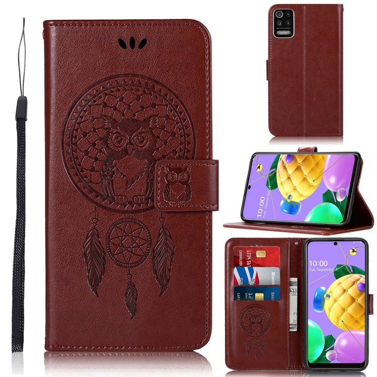 Wind Chime Owl Embossing Pattern Horizontal Flip Leather Case with Holder & Card Slots & Wallet, For LG K22, For LG K52, For LG Stylo 7 5G, For Motorola Moto G Play (2021)