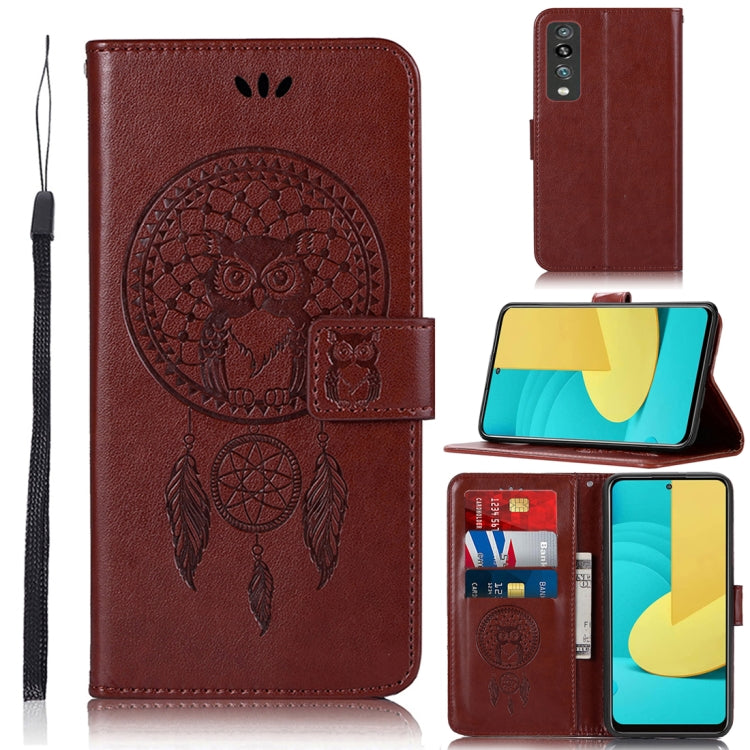 Wind Chime Owl Embossing Pattern Horizontal Flip Leather Case with Holder & Card Slots & Wallet, For LG K22, For LG K52, For LG Stylo 7 5G, For Motorola Moto G Play (2021)