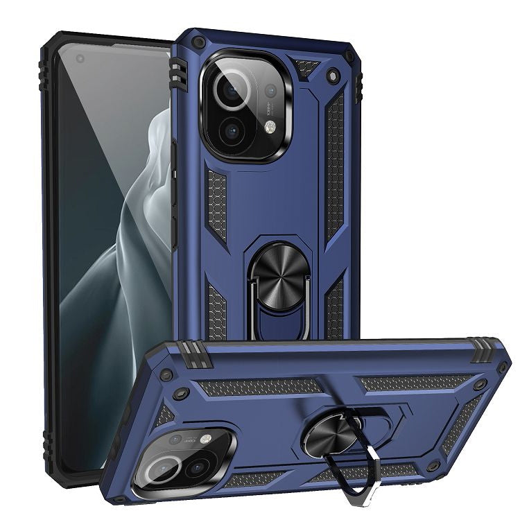 Shockproof TPU + PC Protective Case with 360 Degree Rotating Holder, For Motorola Moto G Play (2021), For Motorola Moto G Stylus (2021), For Xiaomi Mi 11