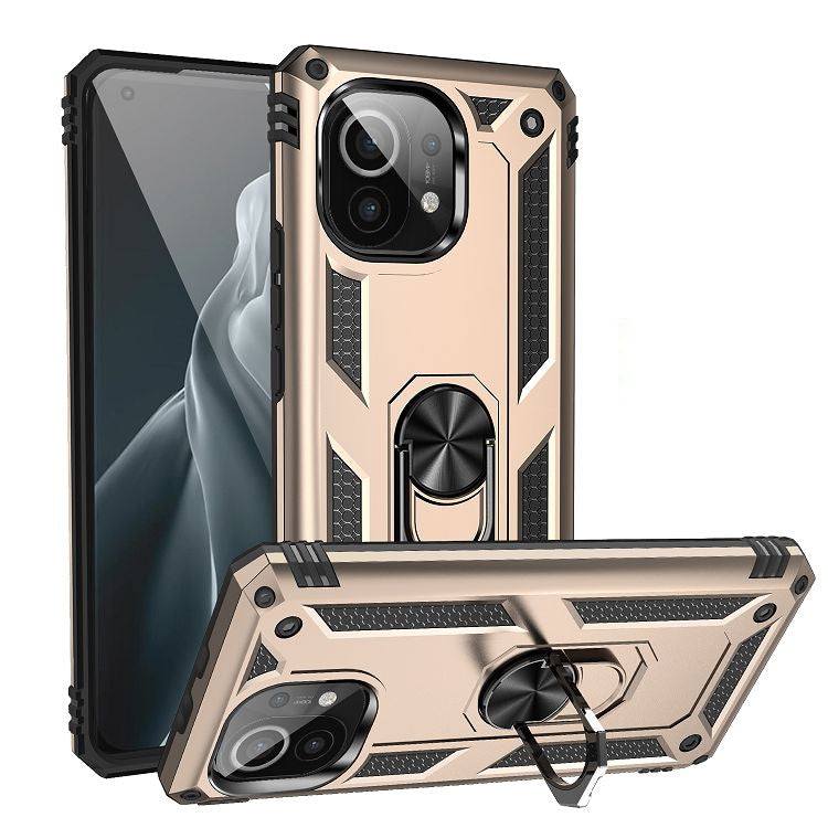 Shockproof TPU + PC Protective Case with 360 Degree Rotating Holder, For Motorola Moto G Play (2021), For Motorola Moto G Stylus (2021), For Xiaomi Mi 11