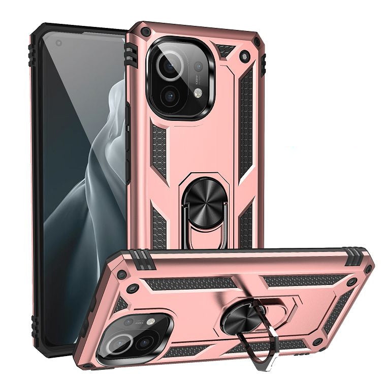 Shockproof TPU + PC Protective Case with 360 Degree Rotating Holder, For Motorola Moto G Play (2021), For Motorola Moto G Stylus (2021), For Xiaomi Mi 11