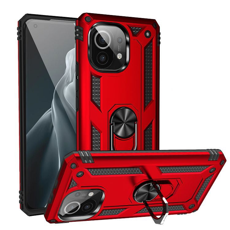 Shockproof TPU + PC Protective Case with 360 Degree Rotating Holder, For Motorola Moto G Play (2021), For Motorola Moto G Stylus (2021), For Xiaomi Mi 11