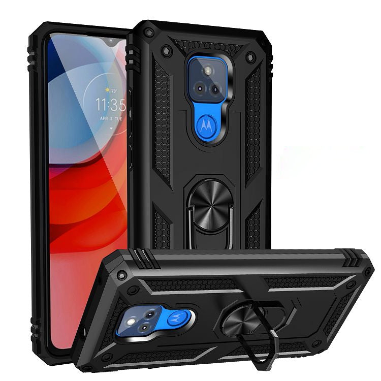 Shockproof TPU + PC Protective Case with 360 Degree Rotating Holder, For Motorola Moto G Play (2021), For Motorola Moto G Stylus (2021), For Xiaomi Mi 11