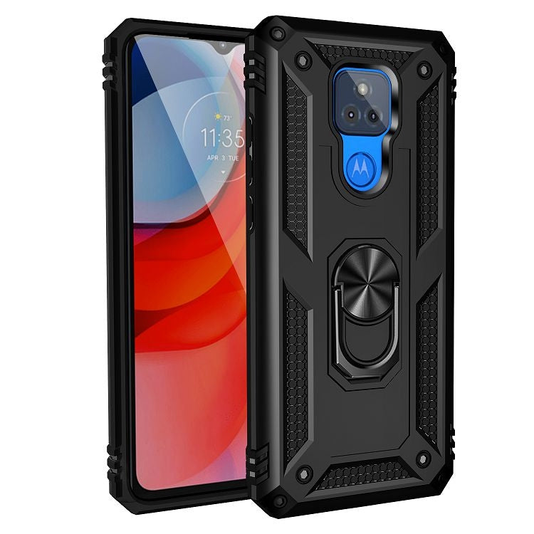 Shockproof TPU + PC Protective Case with 360 Degree Rotating Holder, For Motorola Moto G Play (2021), For Motorola Moto G Stylus (2021), For Xiaomi Mi 11