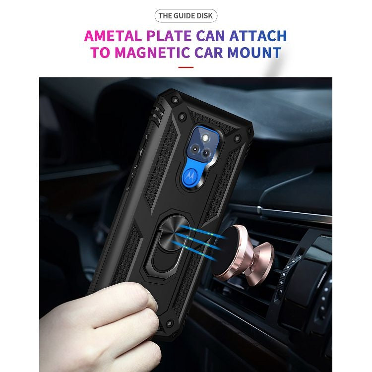 Shockproof TPU + PC Protective Case with 360 Degree Rotating Holder, For Motorola Moto G Play (2021), For Motorola Moto G Stylus (2021), For Xiaomi Mi 11