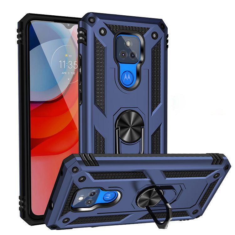 Shockproof TPU + PC Protective Case with 360 Degree Rotating Holder, For Motorola Moto G Play (2021), For Motorola Moto G Stylus (2021), For Xiaomi Mi 11