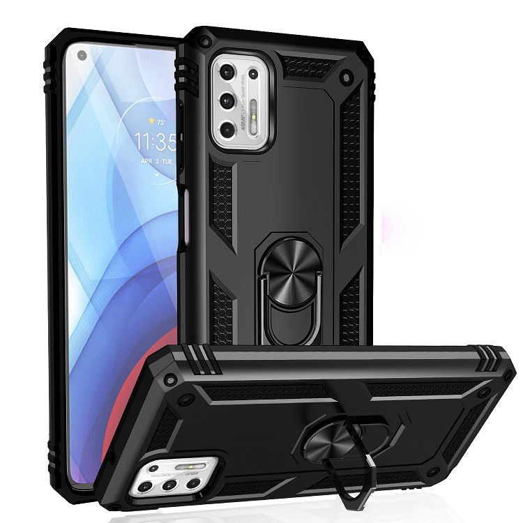 Shockproof TPU + PC Protective Case with 360 Degree Rotating Holder, For Motorola Moto G Play (2021), For Motorola Moto G Stylus (2021), For Xiaomi Mi 11