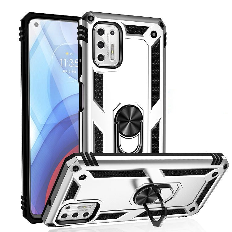 Shockproof TPU + PC Protective Case with 360 Degree Rotating Holder, For Motorola Moto G Play (2021), For Motorola Moto G Stylus (2021), For Xiaomi Mi 11