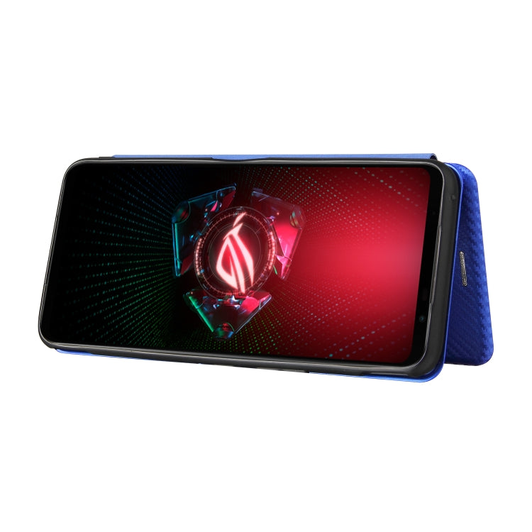 Carbon Fiber Texture Magnetic Horizontal Flip TPU + PC + PU Leather Case with Card Slot, For Asus ROG Phone 5, For Blackview BV6300 Pro, For Samsung Galaxy M62, For Samsung Galaxy F62
