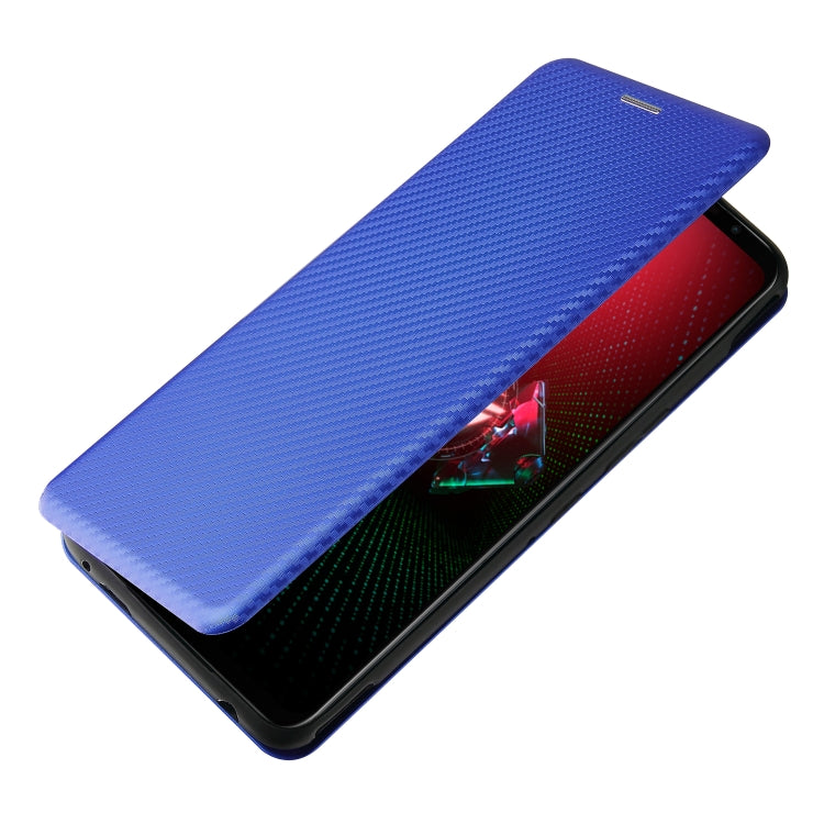 Carbon Fiber Texture Magnetic Horizontal Flip TPU + PC + PU Leather Case with Card Slot, For Asus ROG Phone 5, For Blackview BV6300 Pro, For Samsung Galaxy M62, For Samsung Galaxy F62