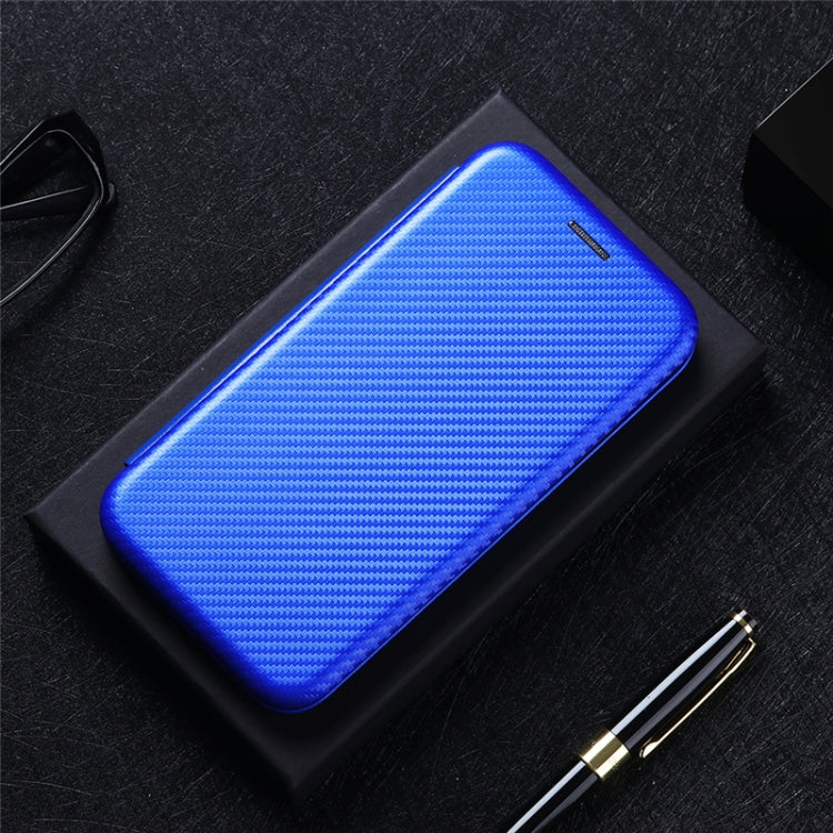 Carbon Fiber Texture Magnetic Horizontal Flip TPU + PC + PU Leather Case with Card Slot, For Asus ROG Phone 5, For Blackview BV6300 Pro, For Samsung Galaxy M62, For Samsung Galaxy F62